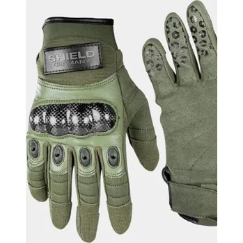 Rukavice SHIELD Rukavice Tactical Carbon SHIELD® Barva: Olivová, Velikost: XL
