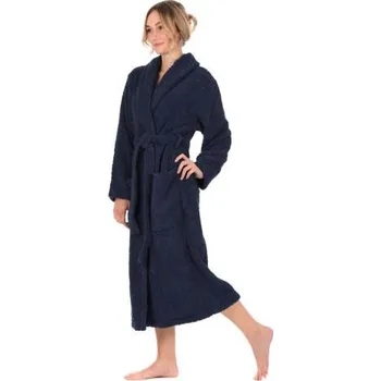 Dámský župan Luxusní župan Vestis Athena 2116 savý tmavě modrý modrá S