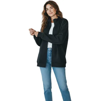 Dámská mikina Tovta Dámská zateplená rozepínací mikina GAGA Barva: Černá, Velikost: 3XL-4XL