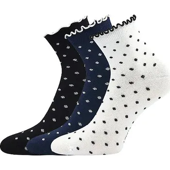 Dámské ponožky ponožky Sophia Barva: mix puntíky, Velikost: 39-42 (26-28)