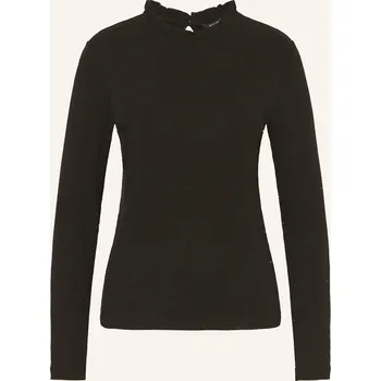 Dámské tričko Opus Dlouhé Rukávy Sanba S Třpytivou Přízí, černá