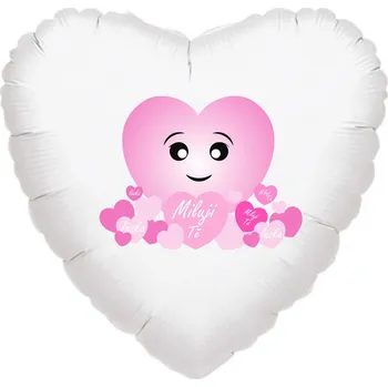 Balónek Balónek srdíčko Miluji Tě, láska balonky.cz t222