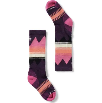 Smartwool Kids' Ski Light Cushion OTC Socks Ski - purple iris 26-28