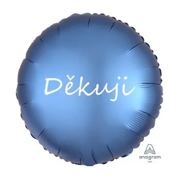 Balónek Fóliový balónek modrý Děkuji Balonky.cz b85388