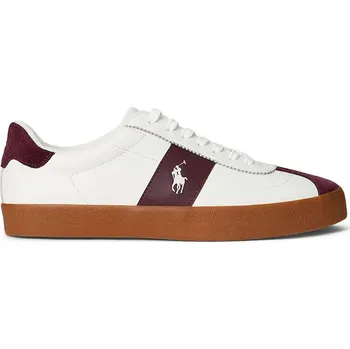 Pánské tenisky Kožené tenisky Polo Ralph Lauren Court Vlc Pp bílá barva, 816974111001 816974111001.101 00X, EUR 45