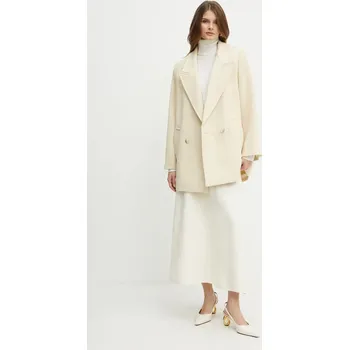 Dámský kabát Vlněný kabát Ivy Oak IO119100 béžová 01X, vel. M