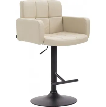 Barová židle Barová židle Pompe černá, krémová