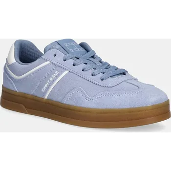 Pánské tenisky Semišové tenisky Tommy Jeans THE GREENWICH SUEDE EN0EN02696 modrá 05X, EUR 41