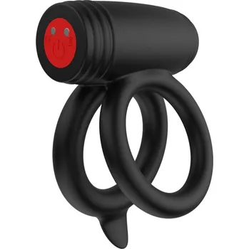 Kroužek na penis Hidden Desire Extreme Penis Gear Elite Power Twin černý - s kupónem KUP15 cena 594 Kč + extra diskrétní expedice