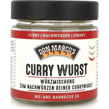 Koření Don Marco´s BBQ Kořenící směs Don Marco´s Curry Wurst, 70 g