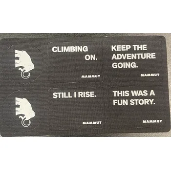 Pánská móda Mammut Mammut Logo Repair Patch Velikost: Černá - 6 kusů