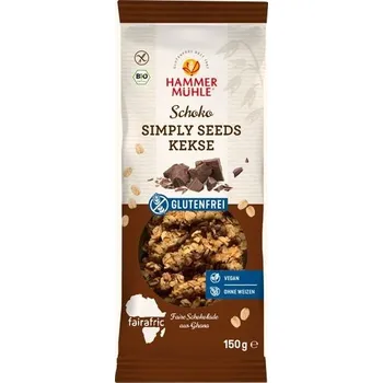 Hammermühle Simply Seeds Sušenky čokoládové 150g BIO