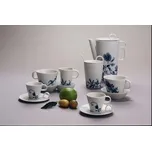 Souprava kávová Bohemia Cobalt - design prof. arch. Jiří Pelcl, cibulový porcelán Dubí