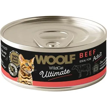 Krmivo pro kočku Woolf Wildcat Ultimate Beef pate 85 g