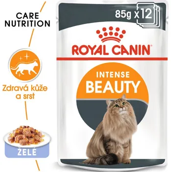 Krmivo pro kočku Royal Canin Royal Canin Intense Beauty Jelly kapsička pro kočky v želé 12 x 85 g