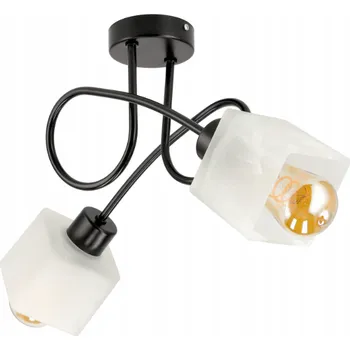 Osvětlení BERGE LED stropní svítidlo LOFT - 2xE27 - KUBEK WHITE