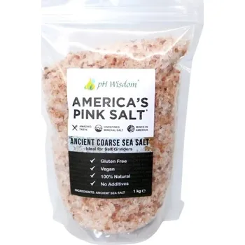 Kuchyňská sůl Real Salt America’s Pink Salt™ Hrubě mletá sůl Mořská sůl z Utahu 1kg