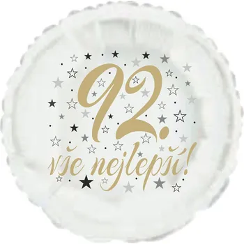 Balónek 92. narozeniny balónek kruh Balonky.cz b85290