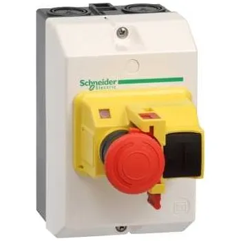 Rozvaděč Schneider GV2MCK04 SKŘÍŇKA S HŘIBOVÝM TLAČÍTKEM PRO MOT