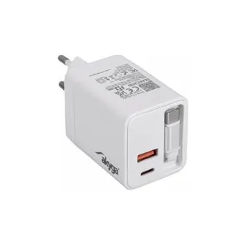 Akyga USB Nabíječka AK-CH-30 USB-A + 2x USB-C PD 5-20V / max. 3.25A 65W Quick Charge 3.0 GaN
