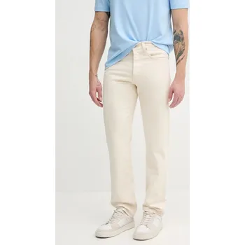 Pánské džíny Džíny s příměsí lnu Calvin Klein Jeans J30J327539 béžová 01J, vel. 33/32