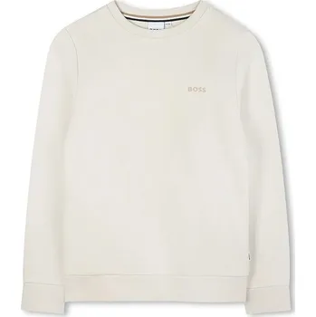 Chlapecká mikina Dětská mikina BOSS J52348.114.150 béžová 12X, vel. 138