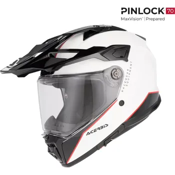 Helma na motorku Acerbis přilba ATTACK bílá/černá XXL