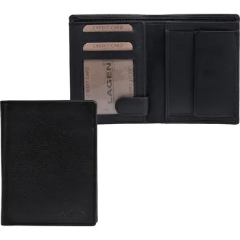 Peněženka Lagen pánská peněženka kožená 2103 E BLK