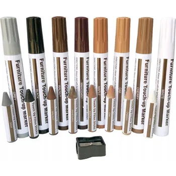 Potah na židli dobirkov.cz Sada na opravu nábytku, oprava škrábanců, fixy na opravu nábytku 8ks