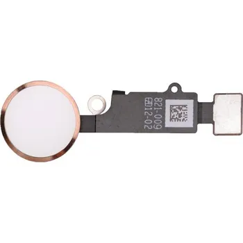 Náhradní díl pro mobilní telefon Náhradní Home Button s funkcí "zpět" pro iPhone 7 - růžovozlatý