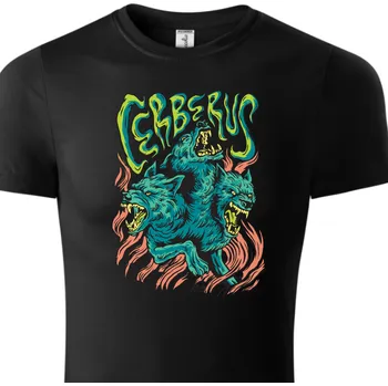 Fenomeno Dětské tričko Cerberus Velikost: 110 cm/4 roky, Barva trička: Černé