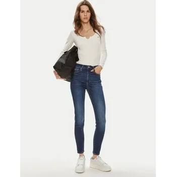 Pánské džíny Tommy Jeans Jeansy Sylvia DW0DW19258 Tmavomodrá Skinny Fit 32_32
