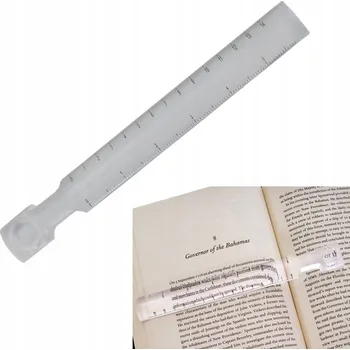 Potah na židli dobirkov.cz Lupa 15 cm, pravítko na čtení, zvětšení 2,5 5x