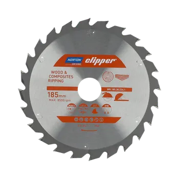 Pilový kotouč NORTON CLIPPER Kotouč pilový dřevo 185x1,8/1,2x30/20/16 Z24