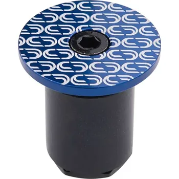 Řídítka Deda Elementi Loop End-Plugs (2ks) modrá (Zátky řídítek Deda Elementi Loop End-Plugs modrá)