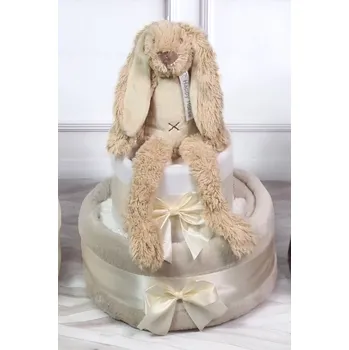 Přebalování Plenkový dort s králíčkem Richie béžová