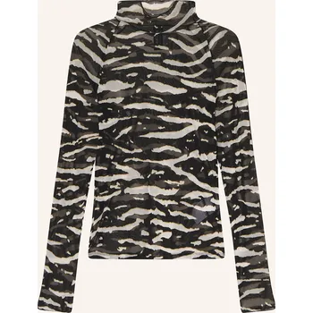 Dámské tričko Marc Cain Dámské Tričko S Dlouhým Rukávem Ze Síťoviny, bílá /...