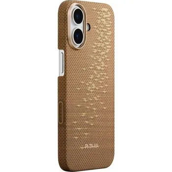 Pouzdro na mobilní telefon Pitaka Ultra-Slim Case MagSafe kryt iPhone 17 Golden Glint