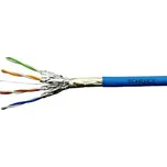 Kabel F/FTP Cat.6a 500 MHz 4x2xAWG23, LS0H modrý, Dca, 500m