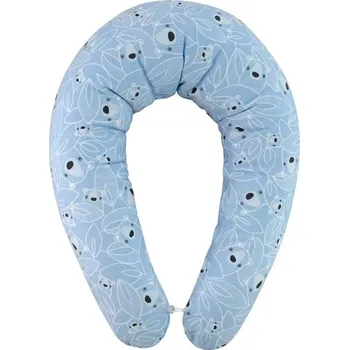 Povlak na kojící polštář ESITO | Kojící polštář Brumla Blue - modrá / 190 x 33 cm