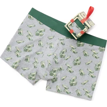 Boxerky Celio Dárkové balení boxerek Dollar 1177445 Šedá S