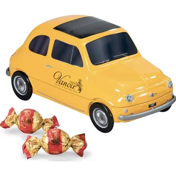 Čokoláda Vanoir fiat 500 žlutý 400g