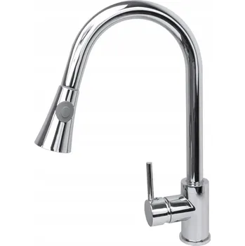 Vodovodní baterie Stojánková kuchyňská baterie Gamma Taru stříbrná