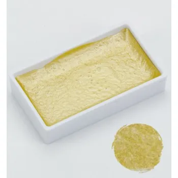 Kuretake Gansai Tambi single Pearl Lemon Yellow