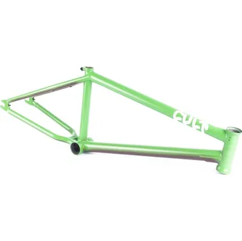 rám kola BMX rám Cult ALEX KENNEDY "BIGGIE" zeleno hnědá 20.75"TT