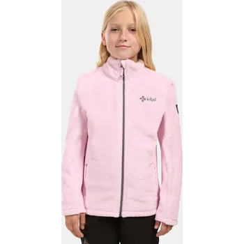 Chlapecká mikina Dětská fleecová mikina KILPI Skathi růžová Velikost: 98