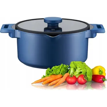 AMBITION HRNEC S POKLICÍ, povrch Qualum Ceramic Cobalt, 20 cm, 2,6 l, indukce.