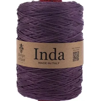 Příze Borgo de Pazzi Inda 44 Lilek (Špagátová příze Inda 44 Lilek)