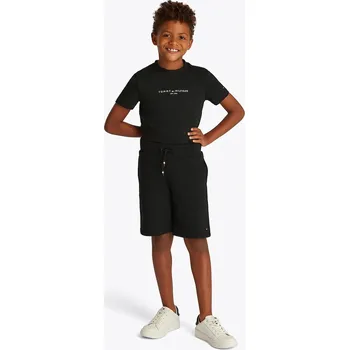 Dětská bavlněná souprava Tommy Hilfiger KB0KB09666.86.122.PPYA černá 99X, vel. 86