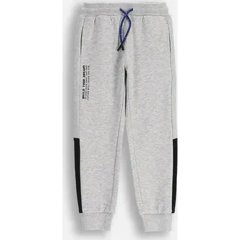 Chlapecké kalhoty Dětské tepláky Coccodrillo šedá barva, CITY BUILDER BOY KIDS ZC5120105CBK 09X, vel. 110